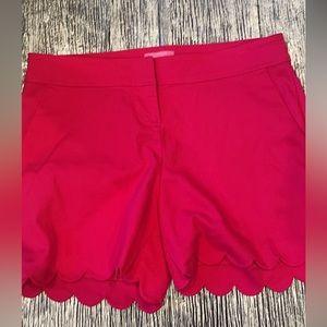 Pink Scallop Shorts